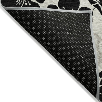 LOOMLAN Rugs Inoa Ivory Washable Indoor-Outdoor Rug