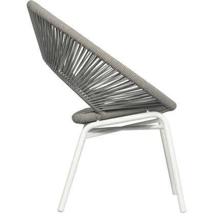 Seasonal Living Ionian 2PC Coconut White Patio Dining Chairs