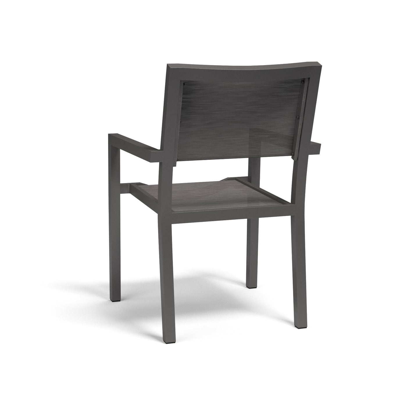 Vegas Aluminum Made Stackable Sling Outdoor Dining Chair (Set of 2)