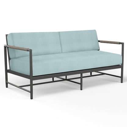 Pietra Sunbrella Upholstered Modern Outdoor Loveseat