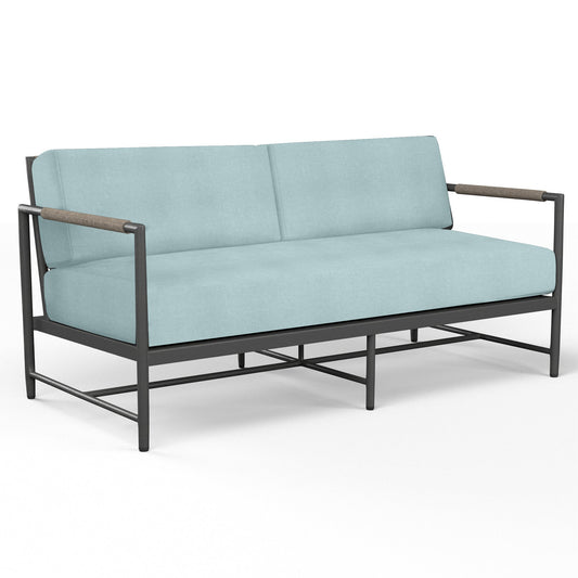 Pietra Sunbrella Upholstered Modern Outdoor Loveseat