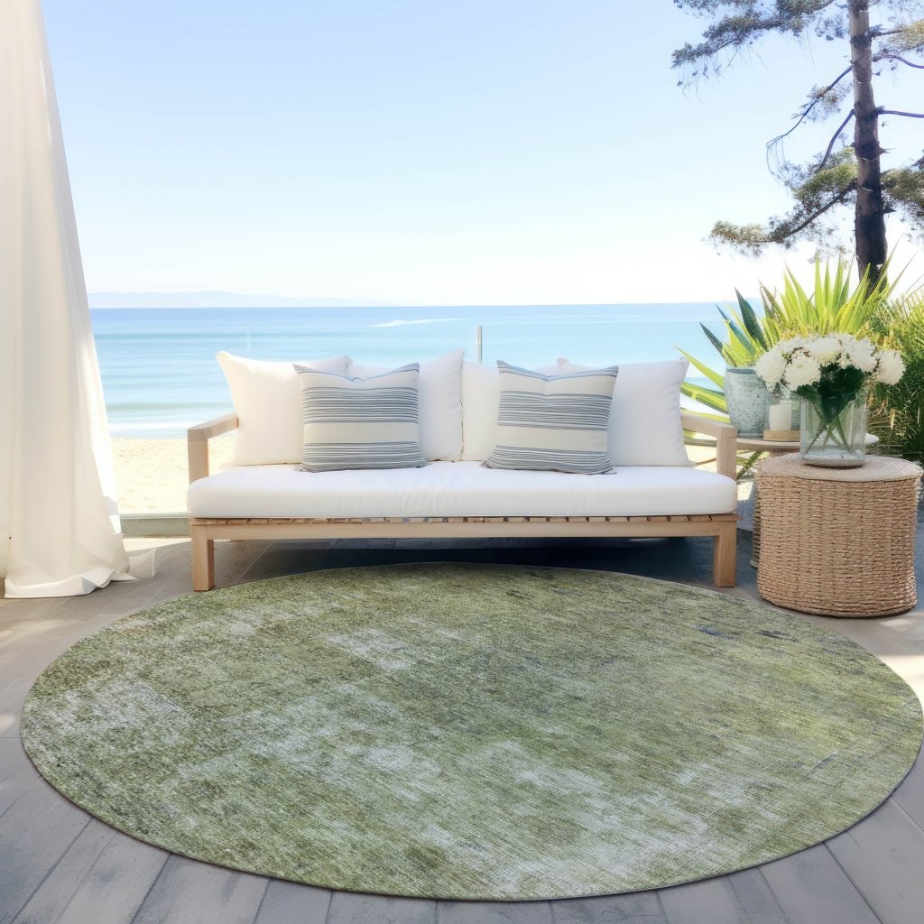 LOOMLAN Rugs Isadorae Aloe Washable Indoor-Outdoor Rug