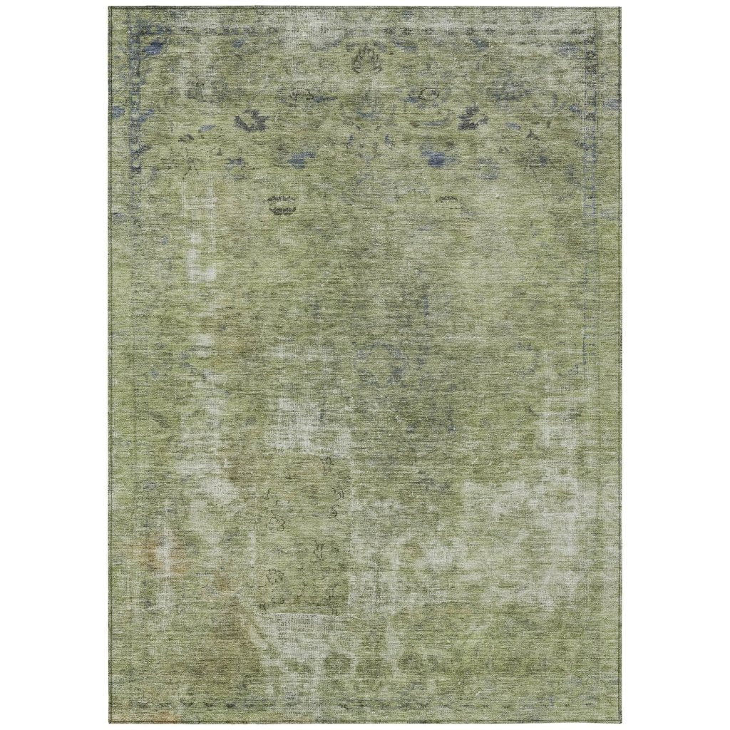 LOOMLAN Rugs Isadorae Aloe Washable Indoor-Outdoor Rug
