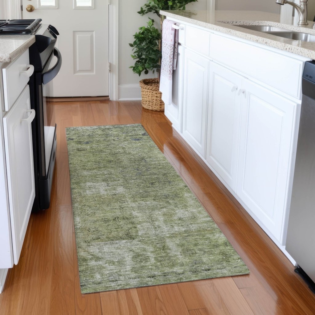 LOOMLAN Rugs Isadorae Aloe Washable Indoor-Outdoor Rug