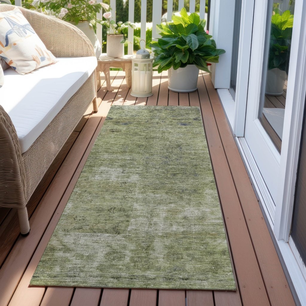 LOOMLAN Rugs Isadorae Aloe Washable Indoor-Outdoor Rug