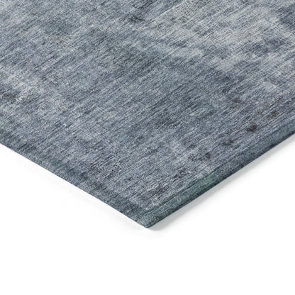 LOOMLAN Rugs Isadorae Blue Washable Indoor-Outdoor Rug
