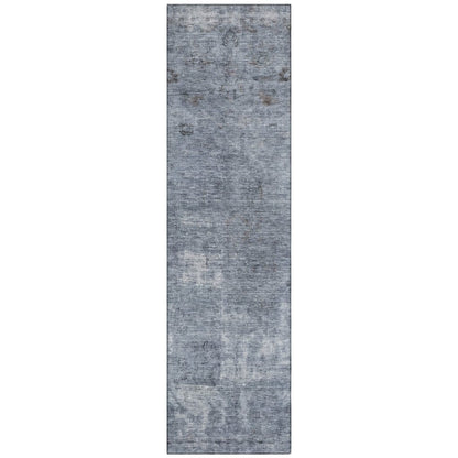 LOOMLAN Rugs Isadorae Blue Washable Indoor-Outdoor Rug