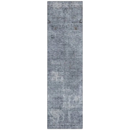 LOOMLAN Rugs Isadorae Blue Washable Indoor-Outdoor Rug
