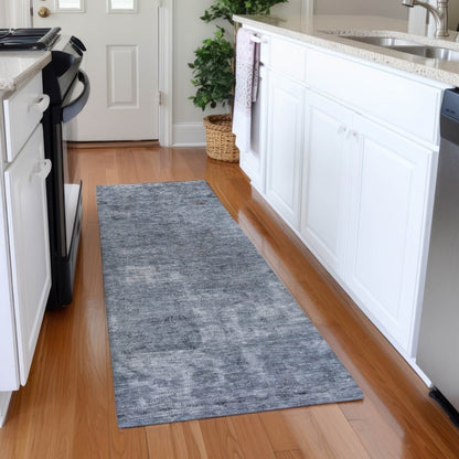 LOOMLAN Rugs Isadorae Blue Washable Indoor-Outdoor Rug