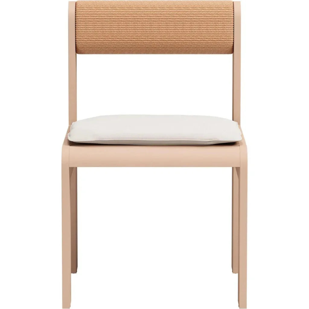 Zuo Modern Island Aluminum Brown Dining Chair 2PC