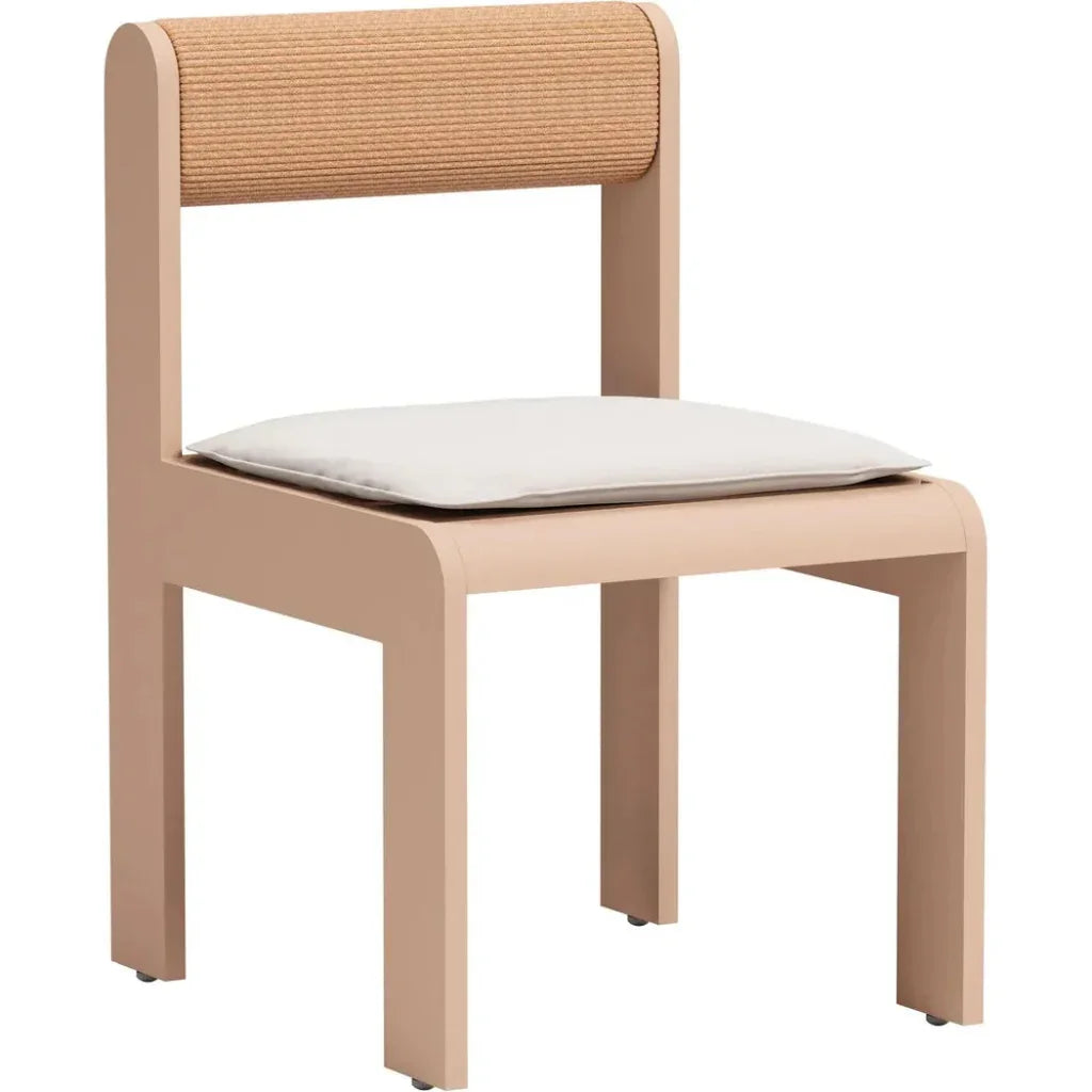 Zuo Modern Island Aluminum Brown Dining Chair 2PC