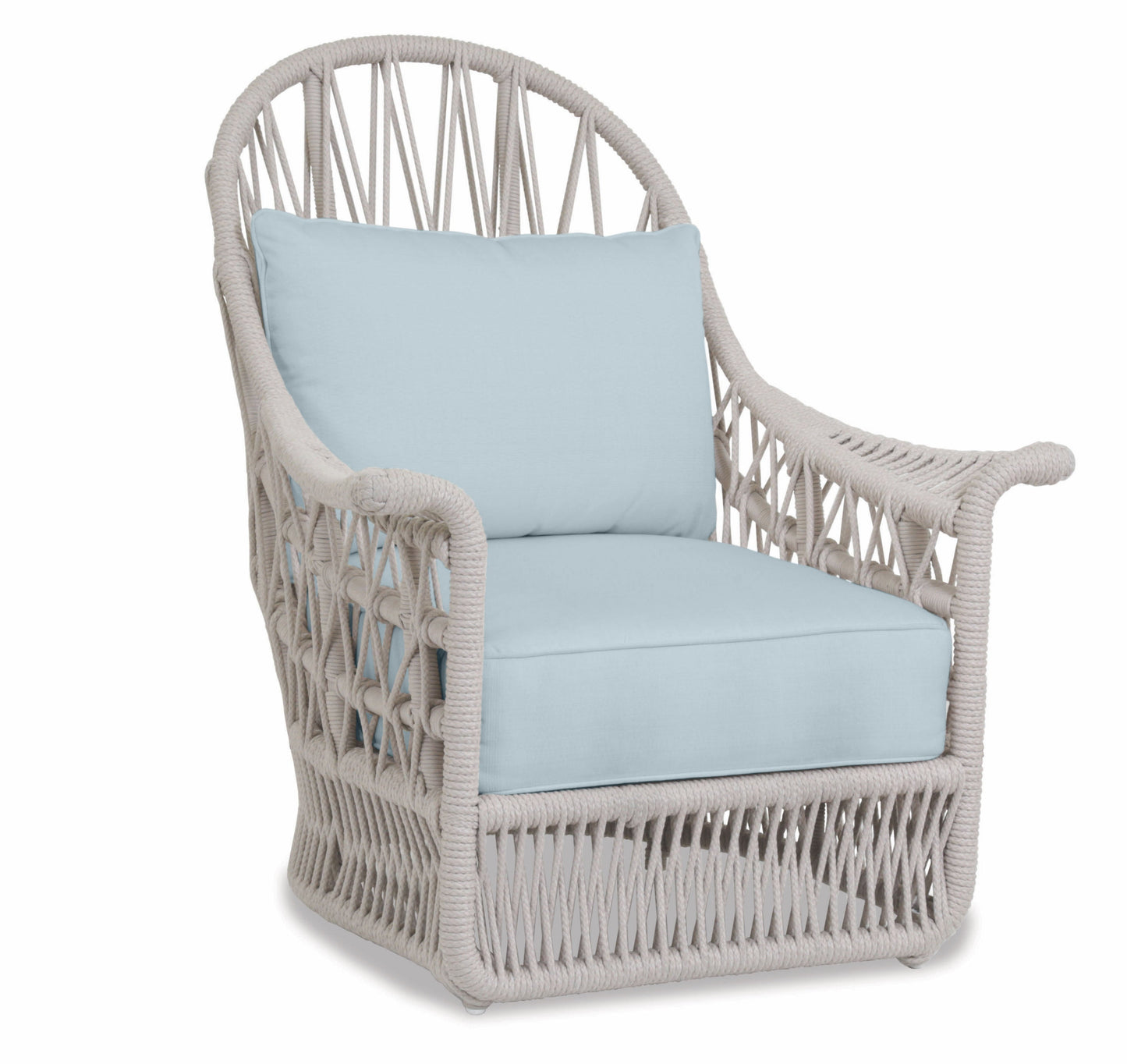 Dana Rope Premium Comfort Weather-Resistant Outdoor Wing Chair