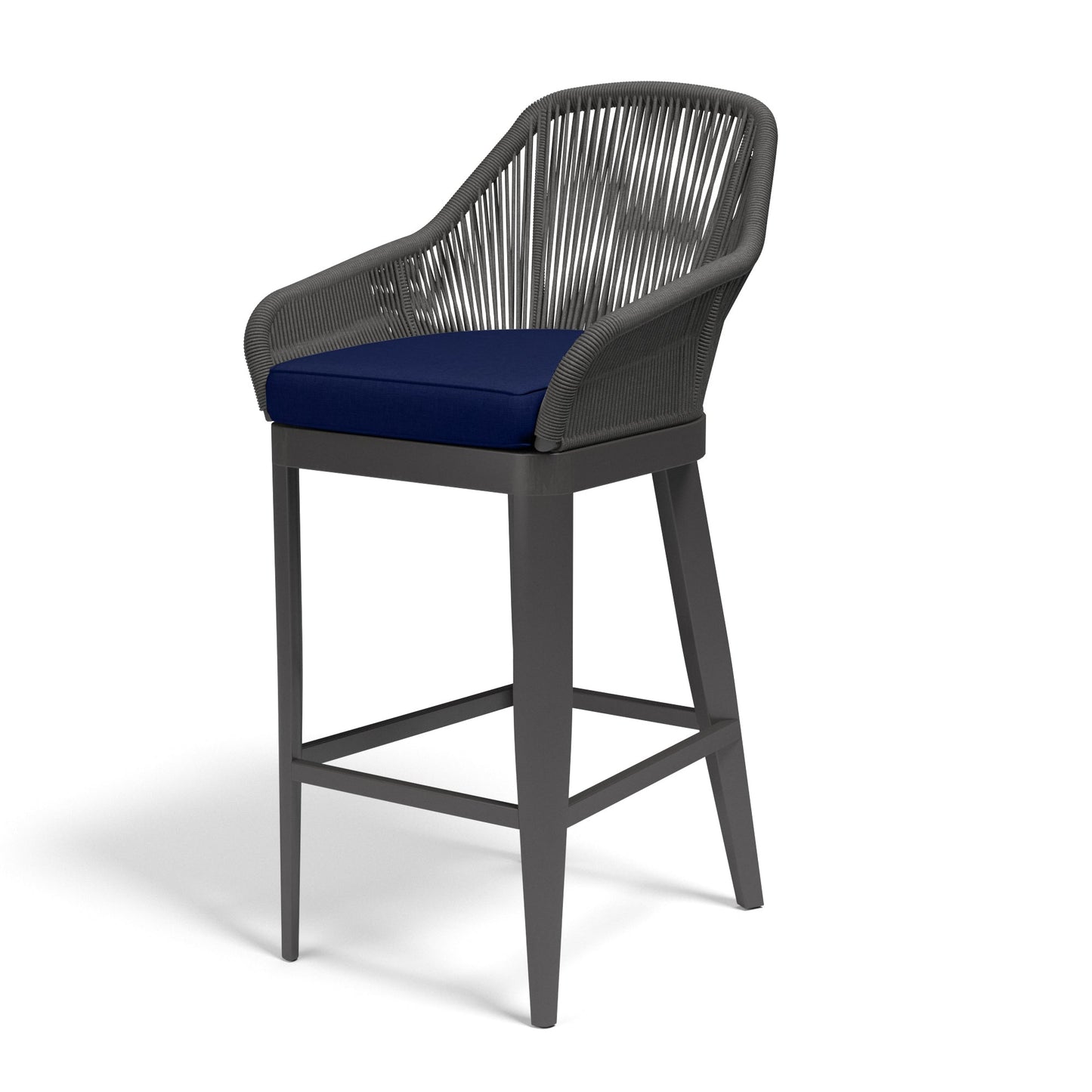 Milano Sunbrella Upholstered Weatherproof Elegance Outdoor Bar Stool