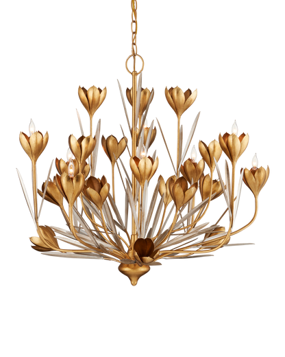 Hortensia Iron Gold Chandelier