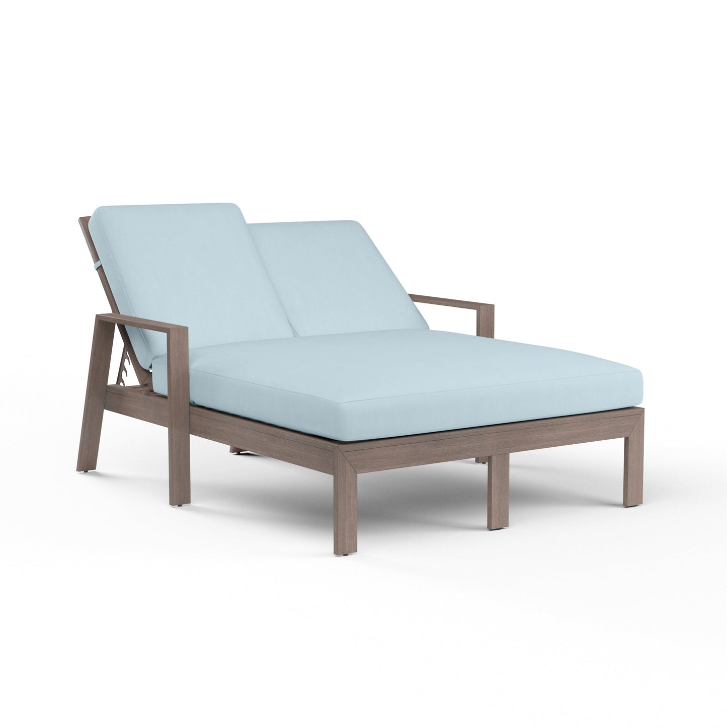 Laguna Sunbrella Upholstered Outdoor Double Chaise Lounge