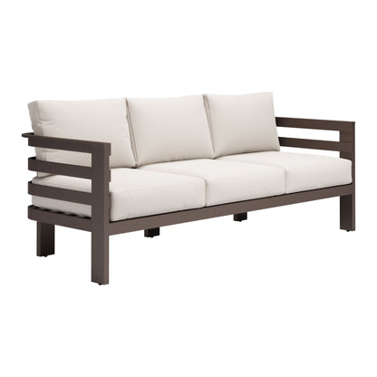 Bal Harbor Aluminum White Sofa