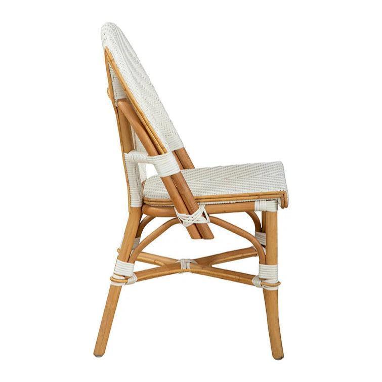 Furniture Classics Jade Rattan Framed Armless Side Chair