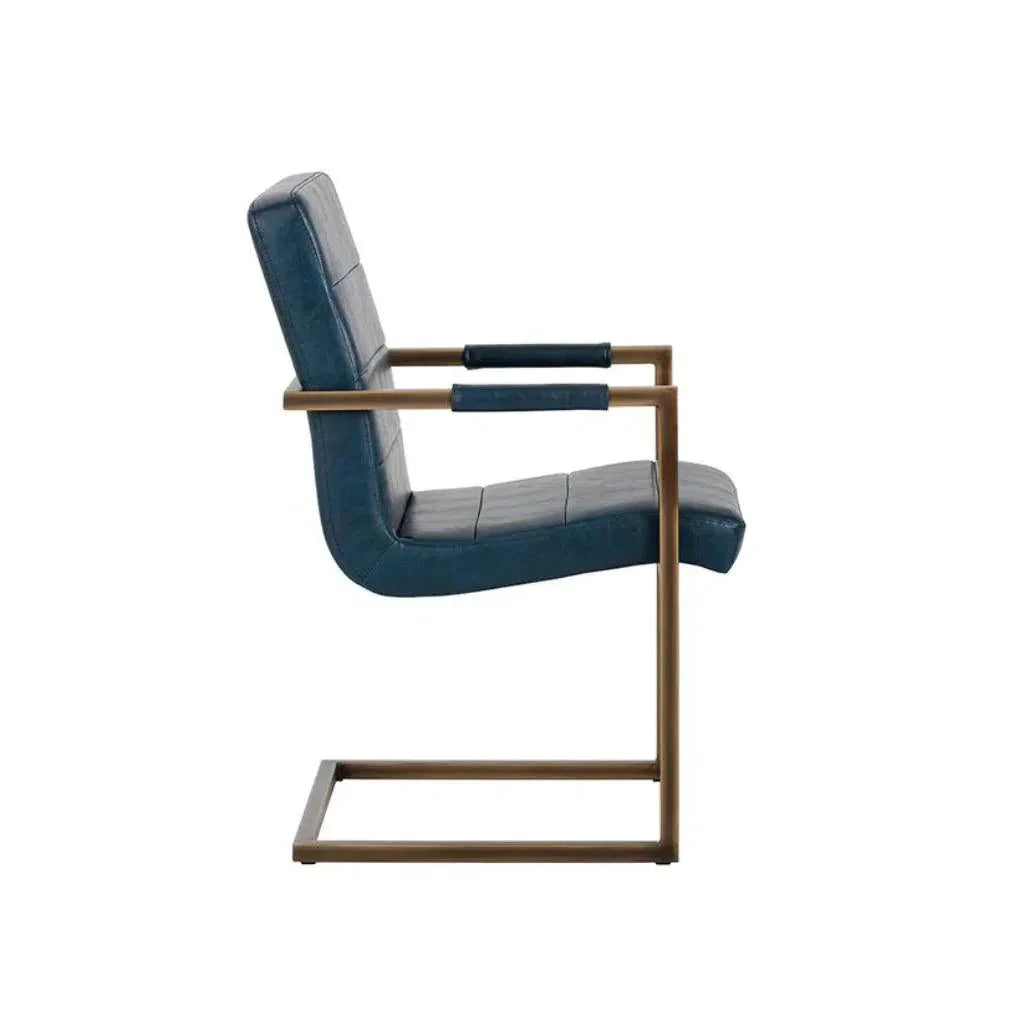 SUNPAN Jafar Leather Dining Armchair 2PC