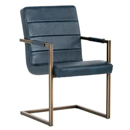 SUNPAN Jafar Leather Dining Armchair 2PC