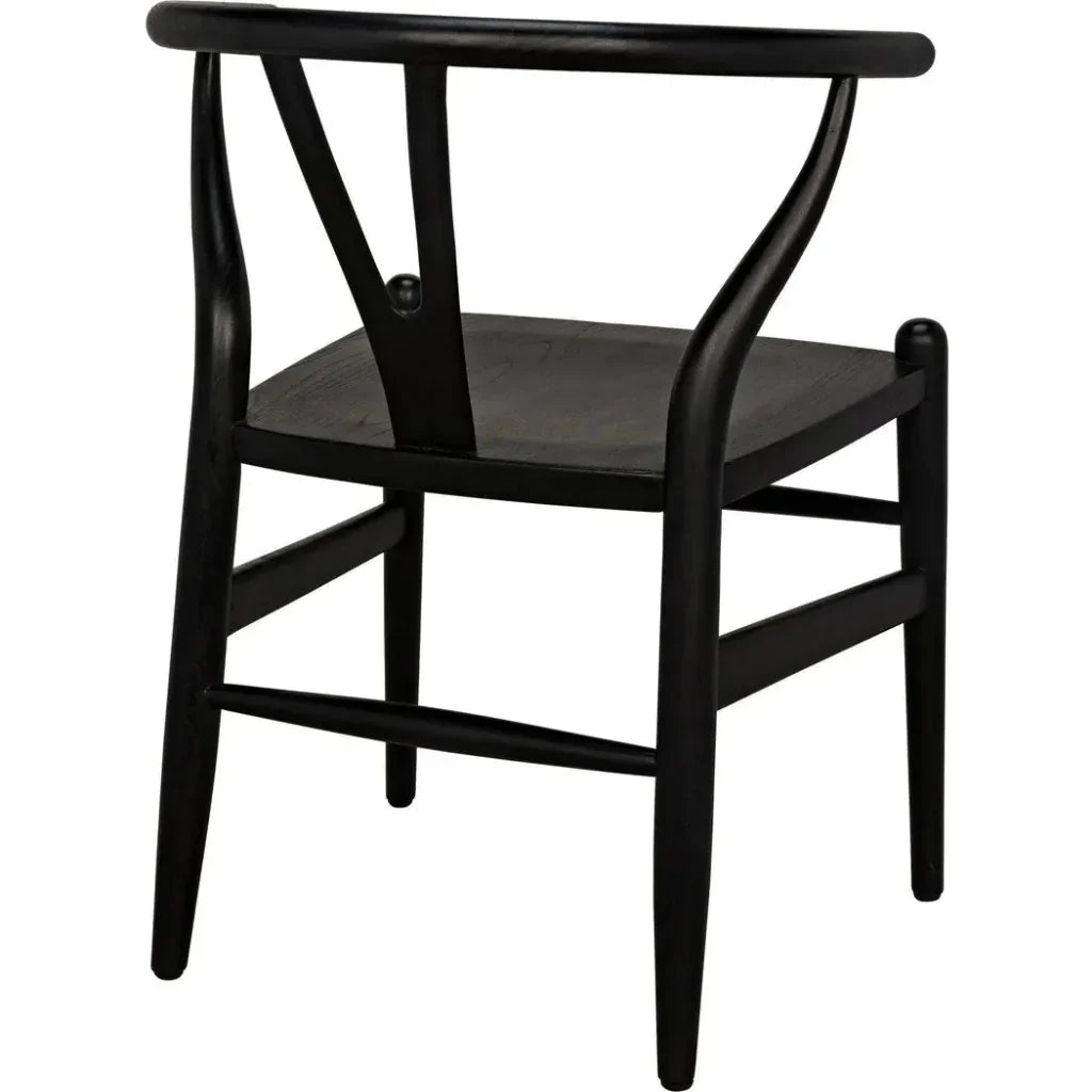 James Relax Chair, Charcoal Black - LOOMLAN - Noir - Dining Chairs