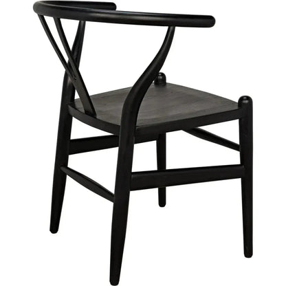 James Relax Chair, Charcoal Black - LOOMLAN - Noir - Dining Chairs
