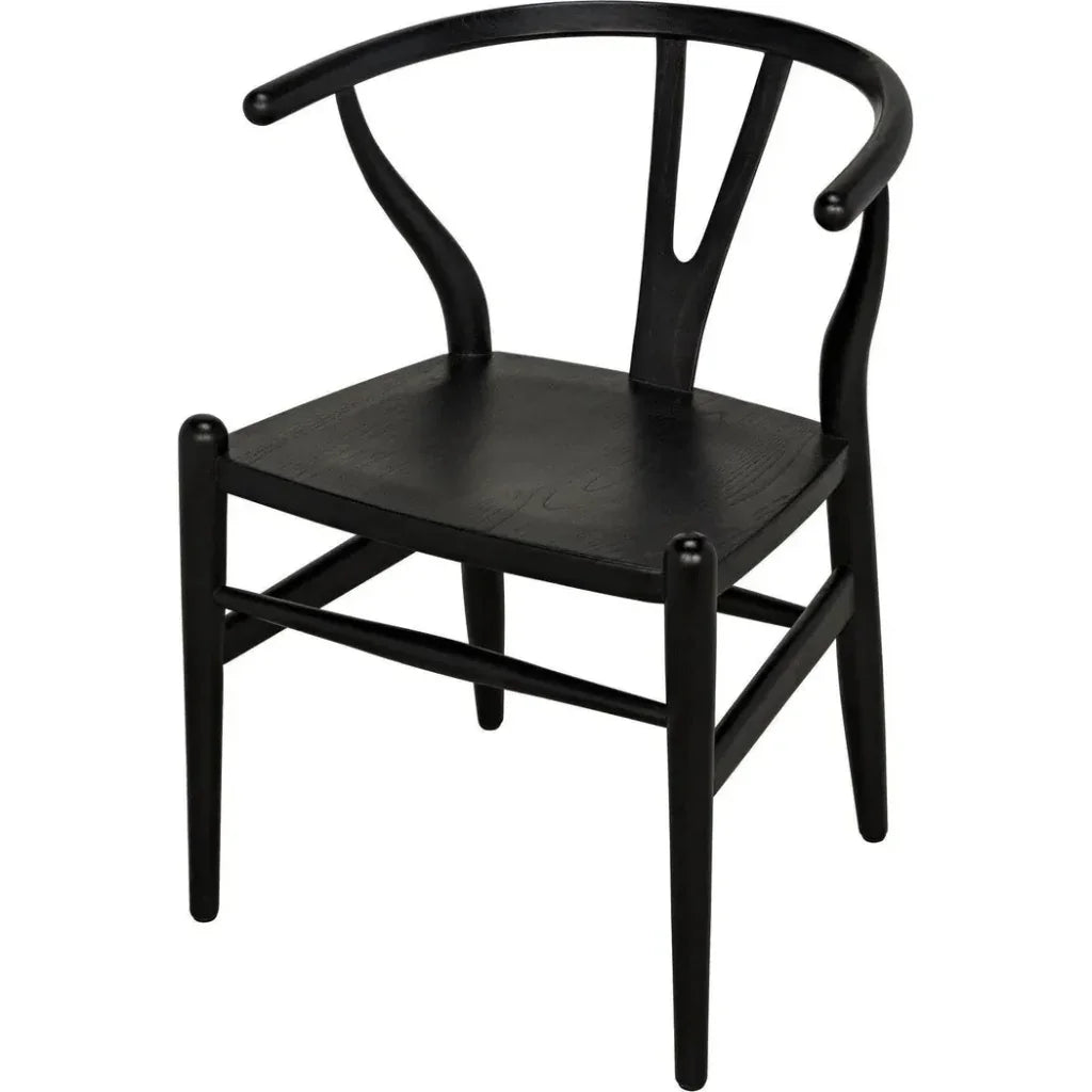 James Relax Chair, Charcoal Black - LOOMLAN - Noir - Dining Chairs