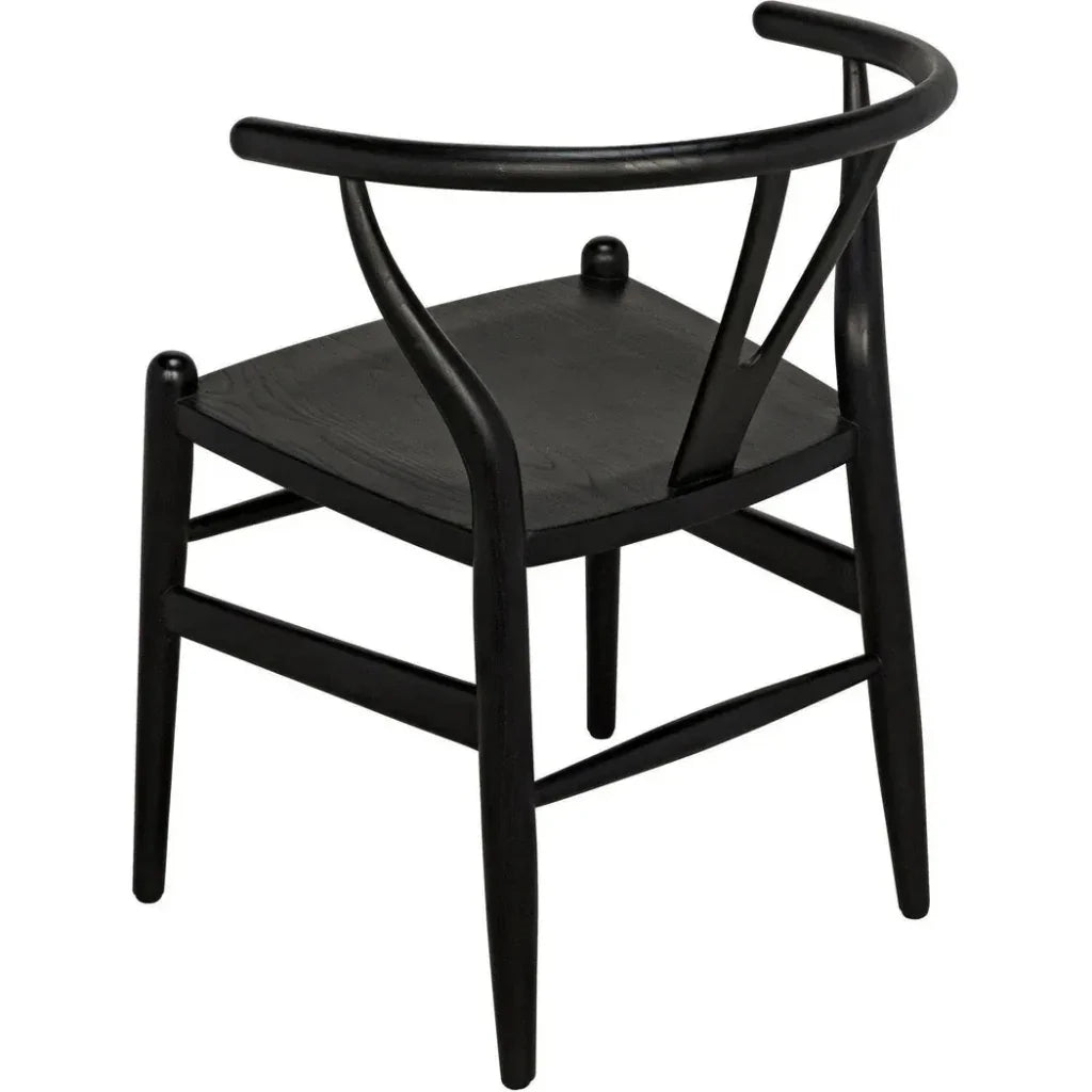 James Relax Chair, Charcoal Black - LOOMLAN - Noir - Dining Chairs