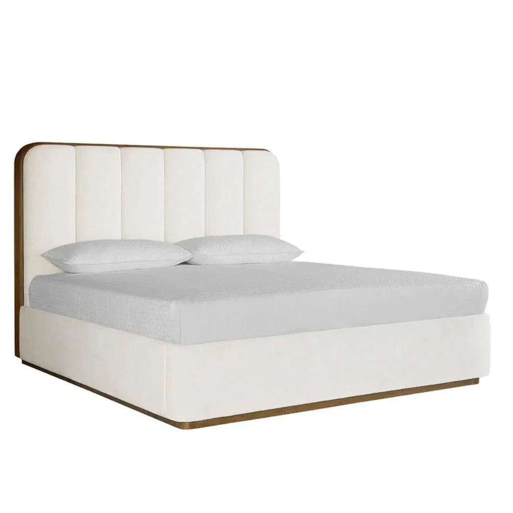 SUNPAN Jamille Fabric Super Plushed Bed