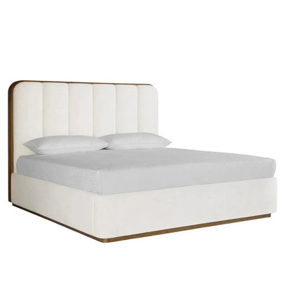 SUNPAN Jamille Fabric Super Plushed Bed