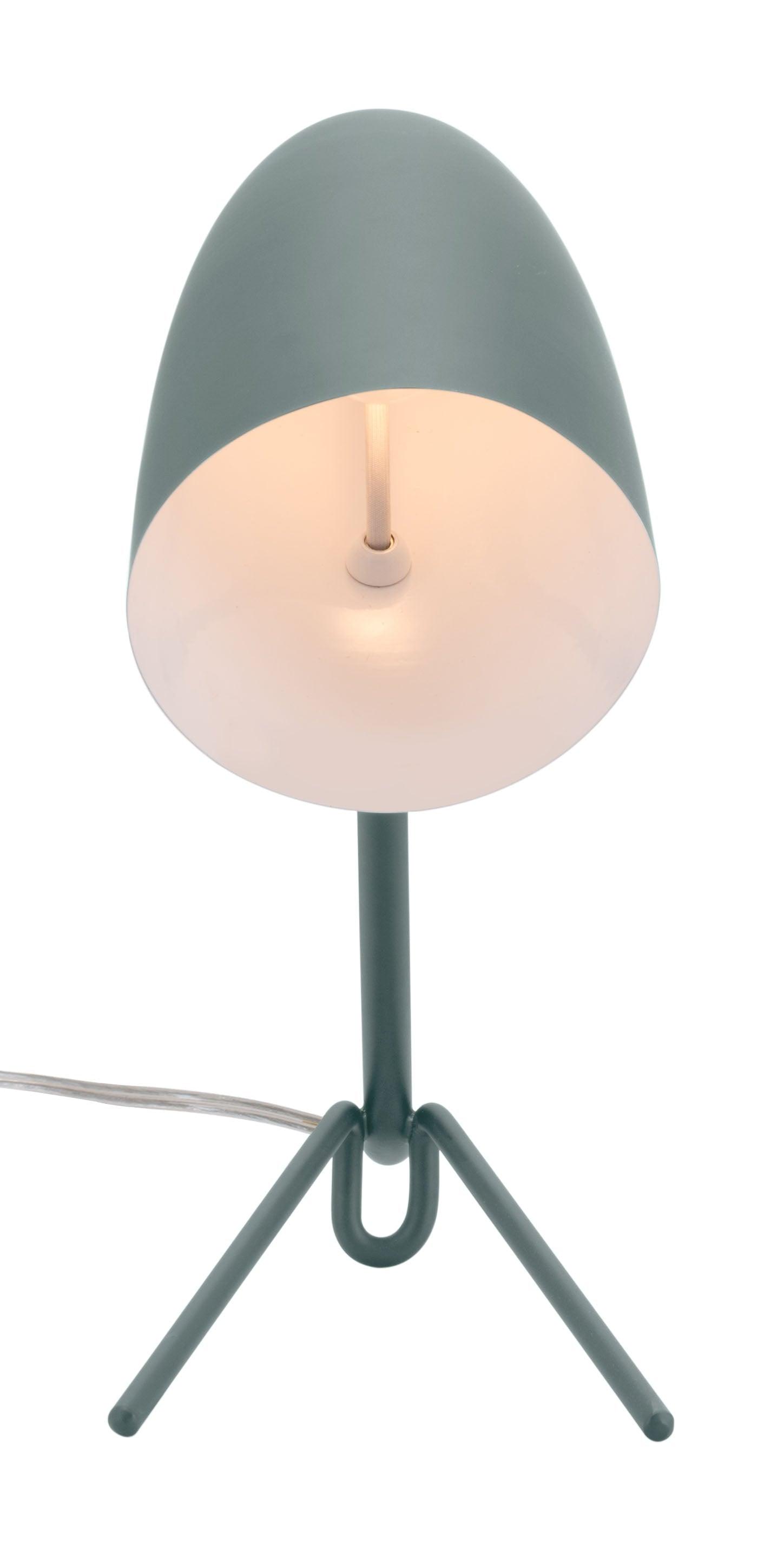 Jamison Table Lamp Matte Green - Sideboards and Things Brand_Zuo Modern, Color_Green, Depth_0-10, Features_Swivel, Finish_Powder Coated, Height_10-20, Materials_Metal, Metal Type_Steel, Product Type_Table Lamp, Width_10-20