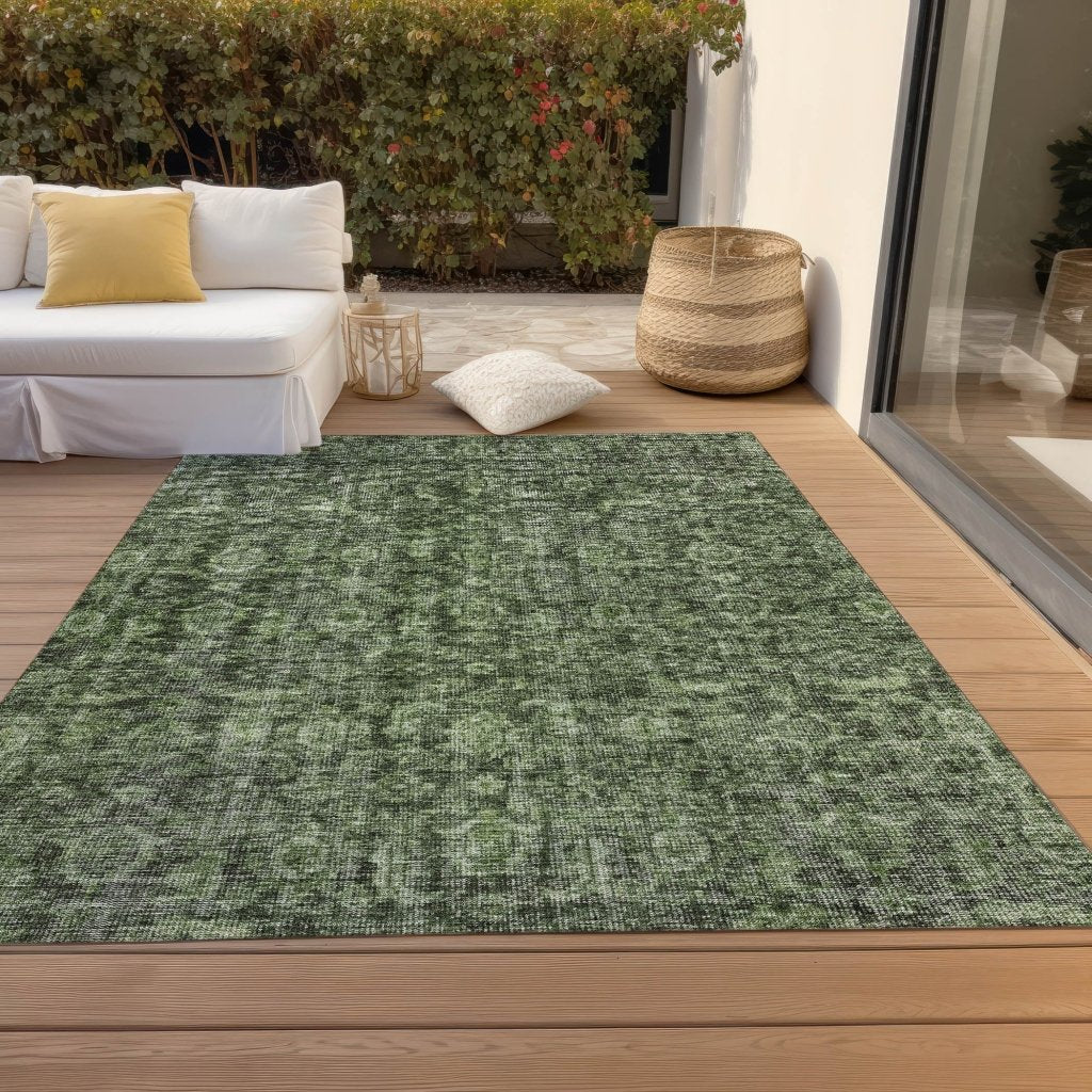 LOOMLAN Rugs Jane Green Washable Indoor-Outdoor Rug
