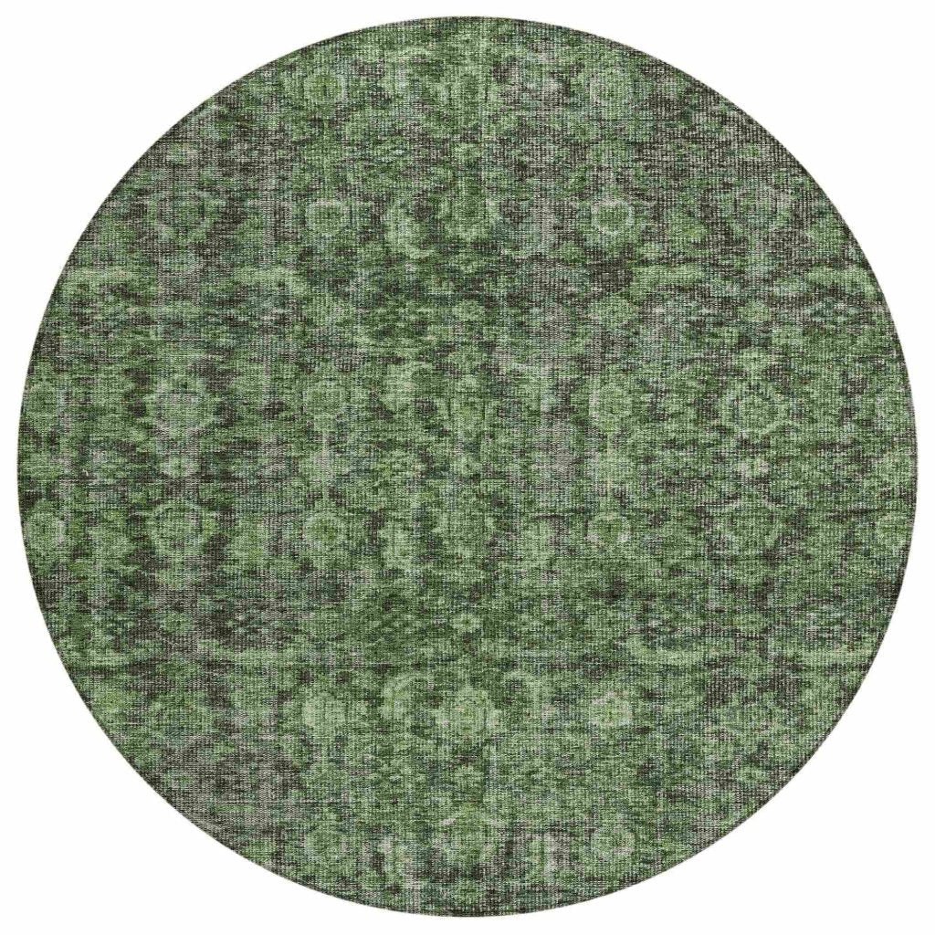 LOOMLAN Rugs Jane Green Washable Indoor-Outdoor Rug