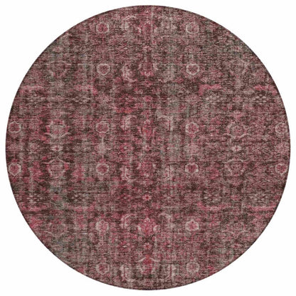 LOOMLAN Rugs Jane Pink Washable Indoor-Outdoor Rug