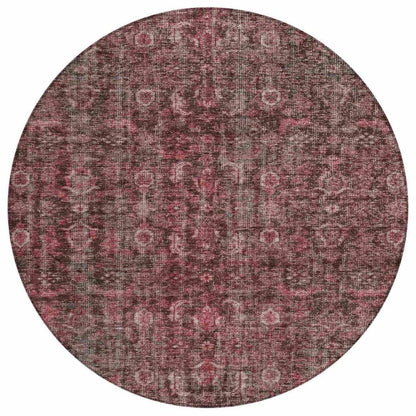 LOOMLAN Rugs Jane Pink Washable Indoor-Outdoor Rug