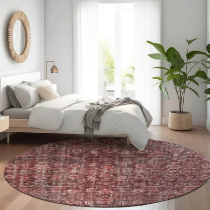 LOOMLAN Rugs Jane Pink Washable Indoor-Outdoor Rug