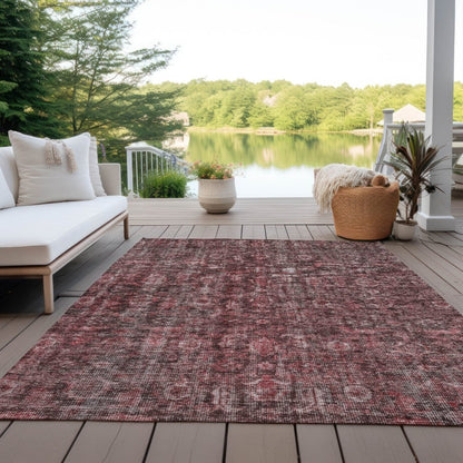 LOOMLAN Rugs Jane Pink Washable Indoor-Outdoor Rug