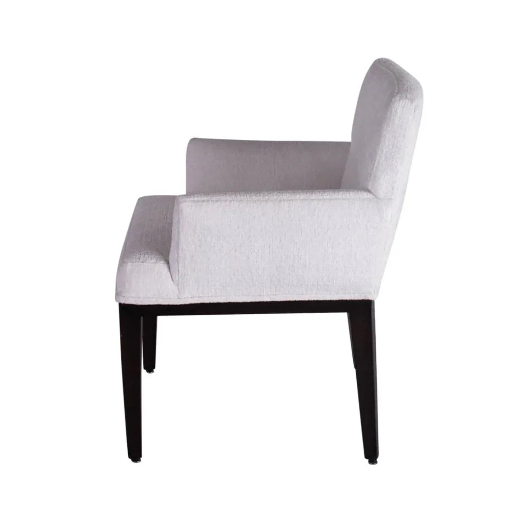 Peninsula Home Jenn White Arms Dining Chair