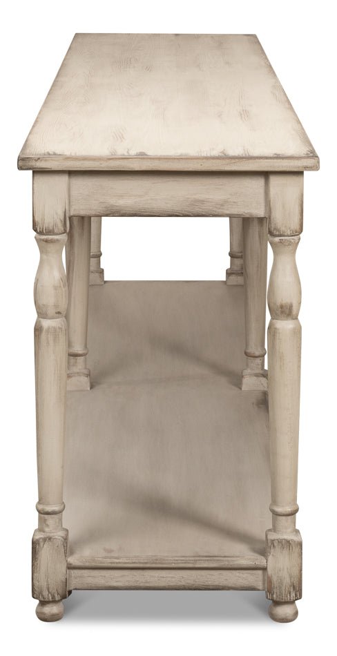 Sarreid Jensen Wooden Rectangular Console Table