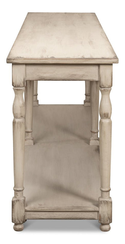 Sarreid Jensen Wooden Rectangular Console Table