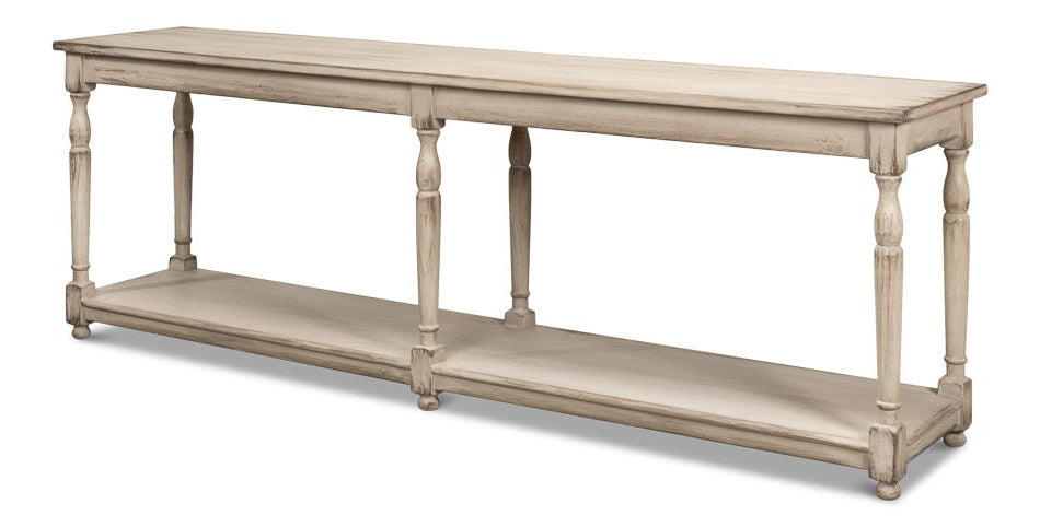 Sarreid Jensen Wooden Rectangular Console Table