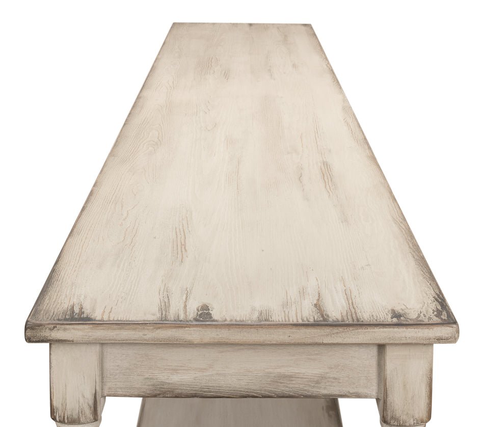 Sarreid Jensen Wooden Rectangular Console Table