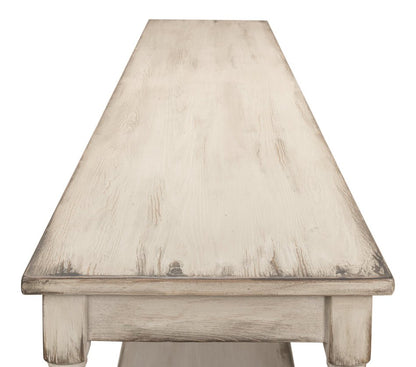 Sarreid Jensen Wooden Rectangular Console Table