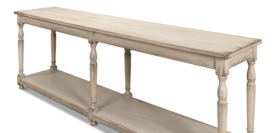 Sarreid Jensen Wooden Rectangular Console Table
