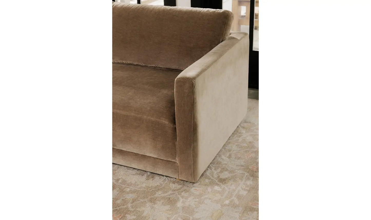 Bryn Performance Fabric Sectional Left