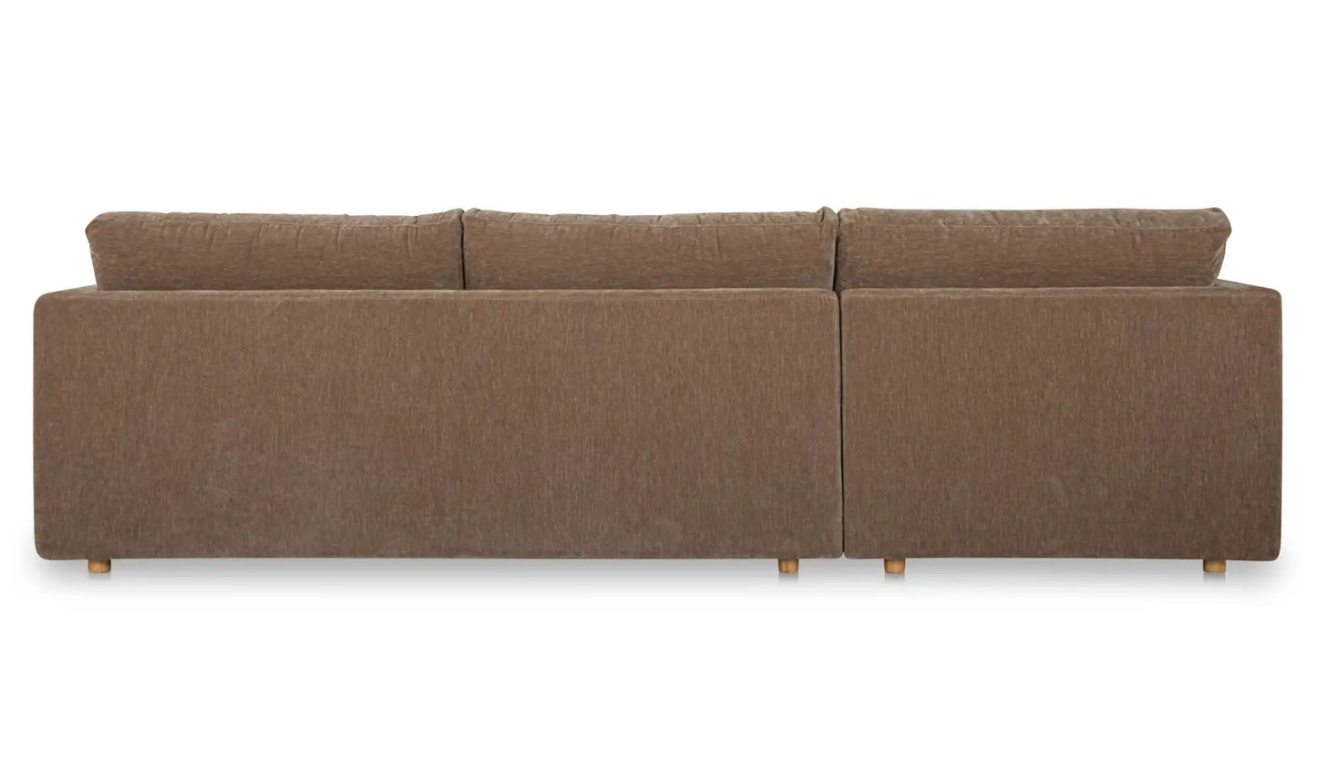 Bryn Performance Fabric Sectional Left