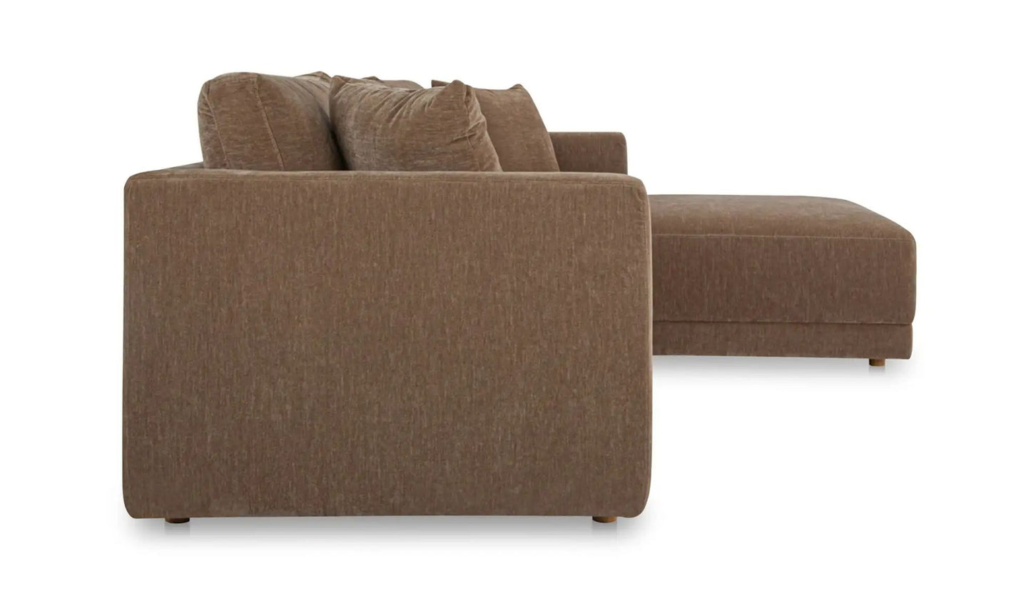 Bryn Performance Fabric Sectional Right