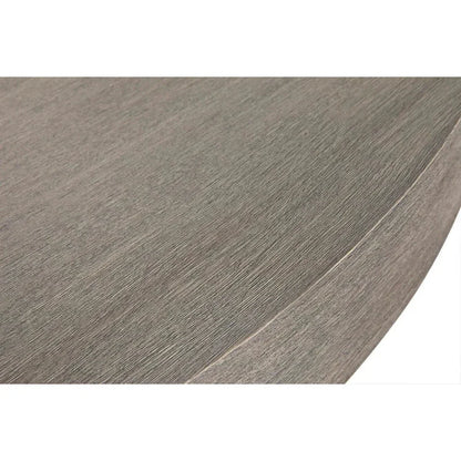 Noir Joel Round Wooden Coffee Table