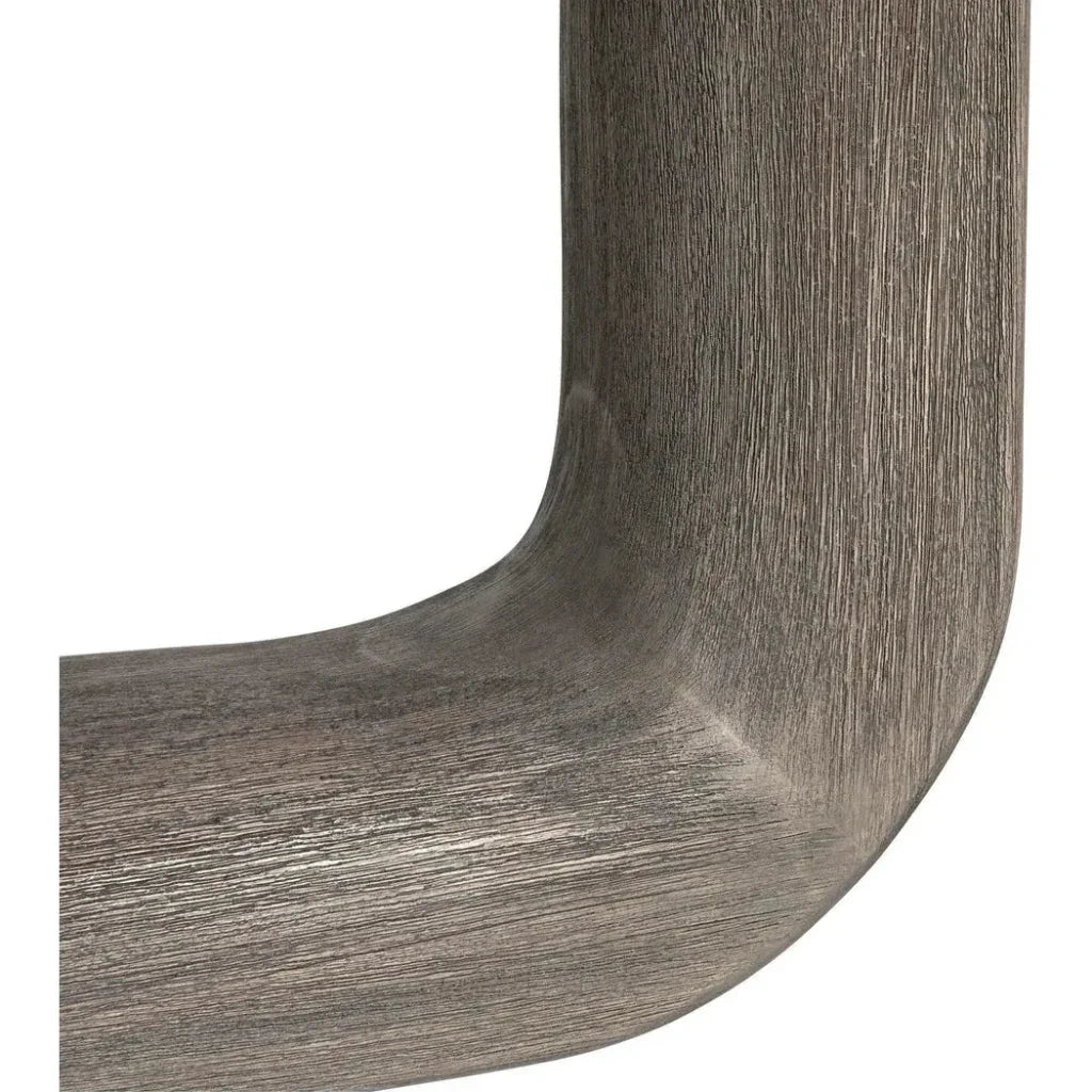 Noir Joel Round Wooden Coffee Table