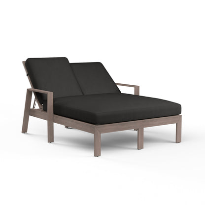 Laguna Sunbrella Upholstered Outdoor Double Chaise Lounge