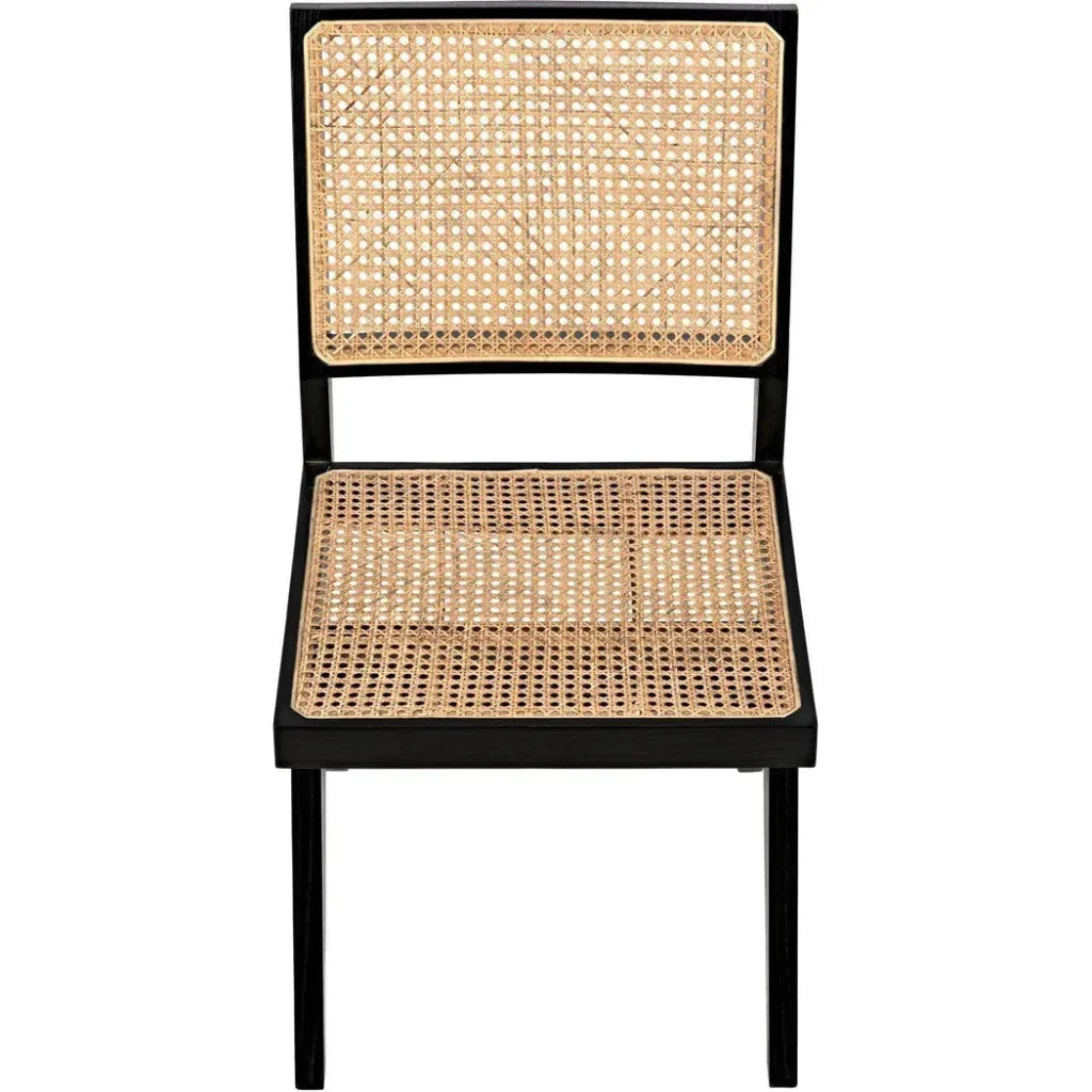 Joseph Side Chair, Charcoal Black - LOOMLAN - Noir - Dining Chairs